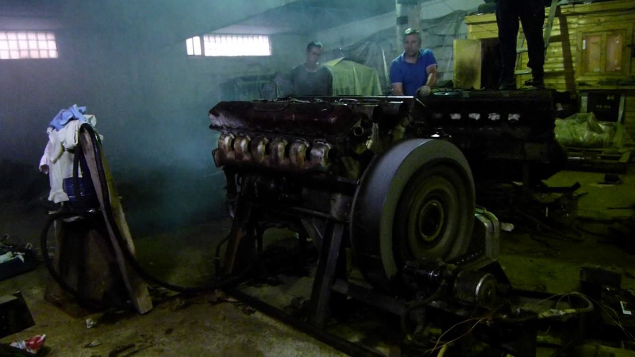 T-34 engine start смотреть онлайн