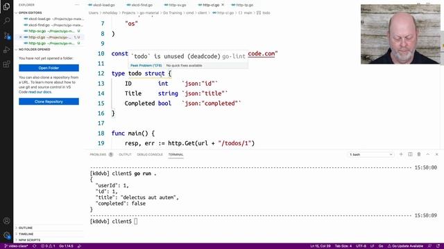 Go Class: 15 Networking with HTTP смотреть онлайн