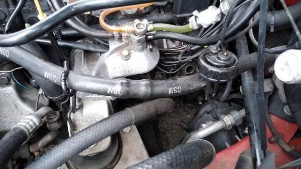 AUDI 100 C4 2.5 TDI Kraftstofffilter Wechseln Diesel / Fuel Filter Replacement