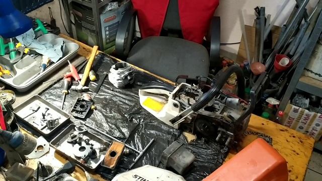 Как самостоятельно поменять поршневые кольца на бензопиле. смотреть онлайн