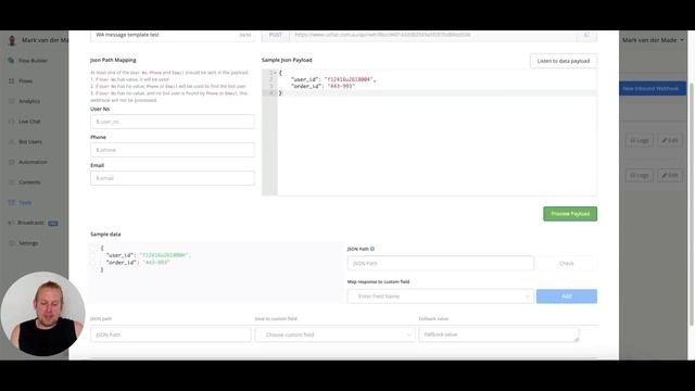 How to use Uchat's inbound webhook to send WhatsApp message templates смотреть онлайн