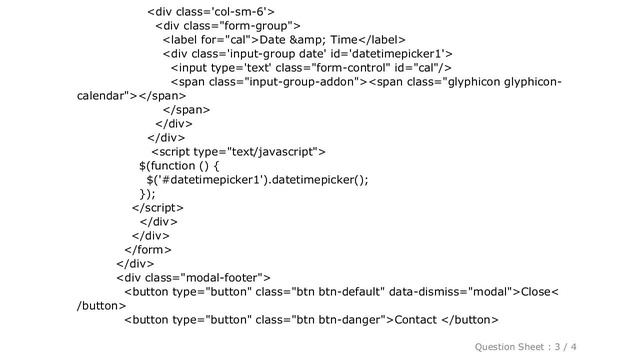 CSS : Bootstrap Datepicker appearing at incorrect location in a modal смотреть онлайн