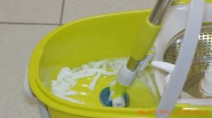 Ведро с отжимом и шваброй Spin Mop на колёсах мини