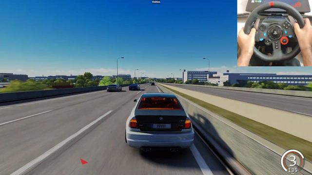 BMW M3 E46 HEAVY Traffic No Hesi l Assetto Corsa Online l Gameplay Steering Wheel Logitech G29 смотреть онлайн
