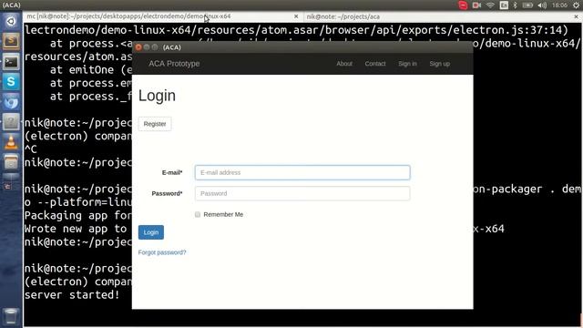 Electron + Django смотреть онлайн