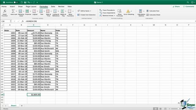 Excel For Mac 2019 Tutorial: Creating Basic Formulas with this Microsoft Excel Tutorial смотреть онлайн