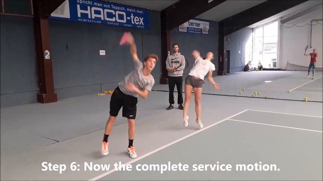 Tennis Serve Technique - Learn A Kick Serve In 6 Easy Steps - 