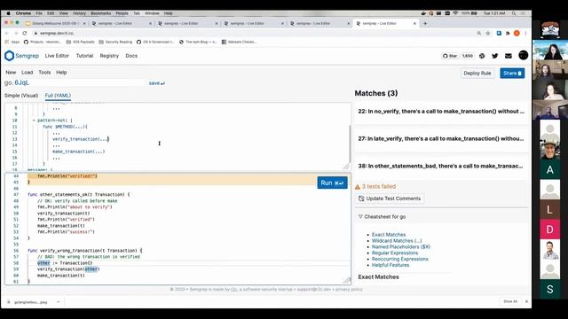 DIY Gosec: Detect complex code patterns using semantic grep - Grayson Hardaway смотреть онлайн