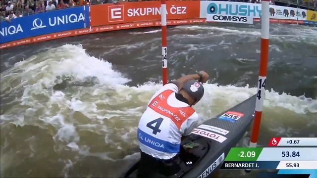 Top Three Men's Final / 2023 ICF Canoe-Kayak Slalom World Cup Prague Czech Republic смотреть онлайн
