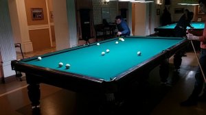 Сибирка - партия между Борисом и Дилшодом в русском бильярде