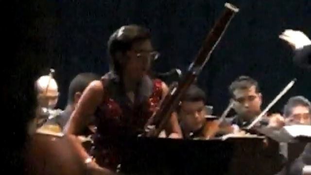 Aura Marina Sierralta: Concierto para Fagot y Orquesta de W. A. Mozart KV 191 (Adagio) смотреть онлайн