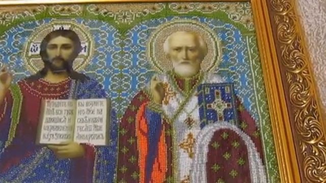 СВОИМИ РУКАМИ ДЛЯ ДУШИ.Вышивка бисером. ТРИПТИХ. Николай Чудотворец. смотреть онлайн