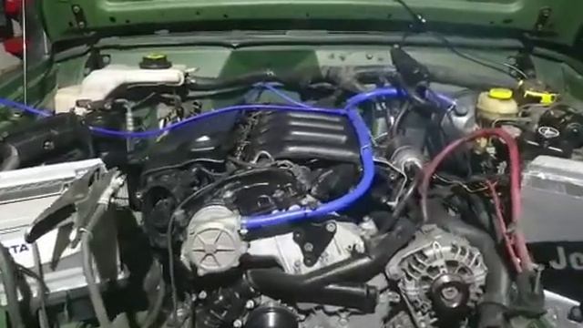 Jeep Cherokee XJ Swap BMW M57 Start Up (teaser) @atcgarage7609