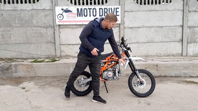 Питбайк KAYO basic TT125EM 17/14 KRZ смотреть онлайн