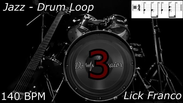 140 BPM Jazz Drum metronome Loop смотреть онлайн
