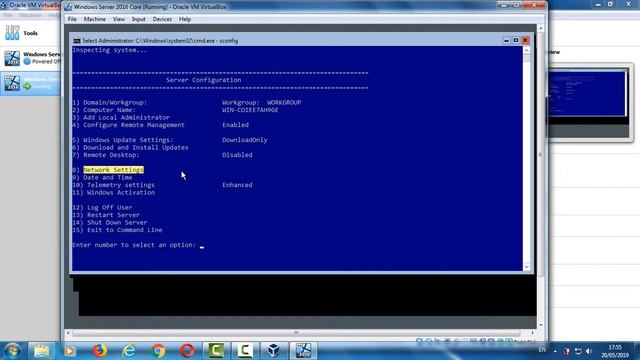 Компьютерные уроки Windows Server 2016 70-740 Урок 5 (Установка Server Core)
