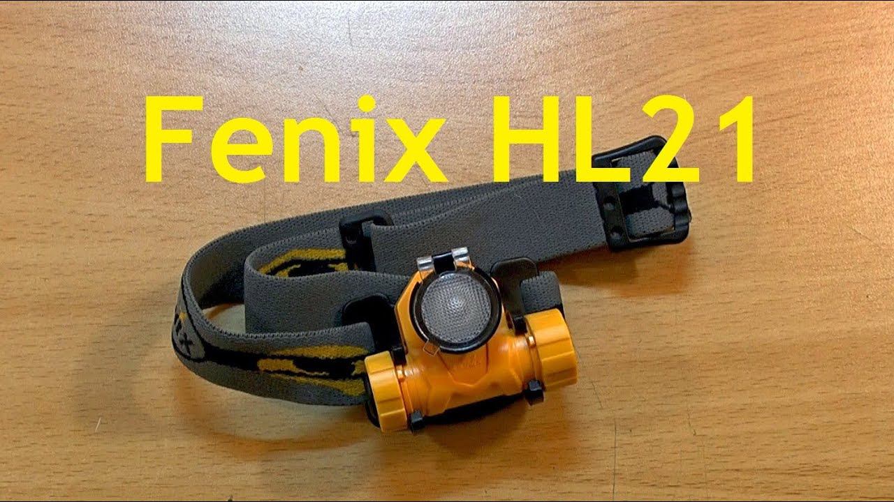 Fenix HL21 - налобный фонарь смотреть онлайн