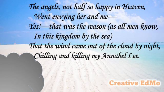 Annabel Lee by Edgar Allan Poe. Meaning and explanation of the poem Annabel Lee. смотреть онлайн