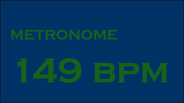 METRONOME 149 BPM смотреть онлайн