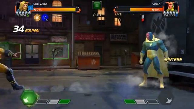 Buffed Sentry vs Vision with node map 6 | Marvel contest смотреть онлайн