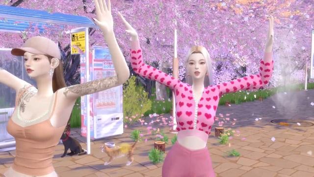 Sims 4? - NewJeans 뉴진스 Attention ?SAKURA? BUS STOP VER (심즈4) K-POP смотреть онлайн