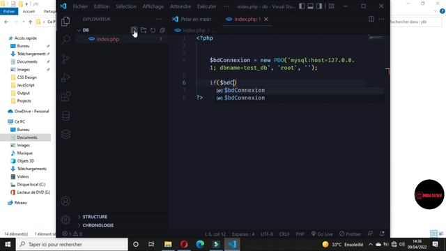 PHP |• Connect project to database смотреть онлайн