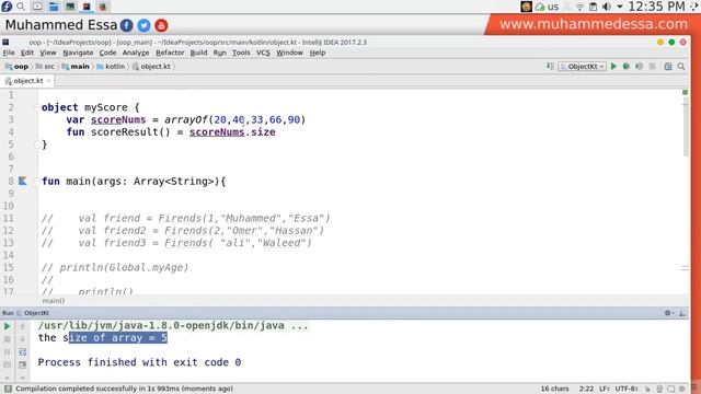 40 Kotlin Advance Arrays & Object OOP смотреть онлайн