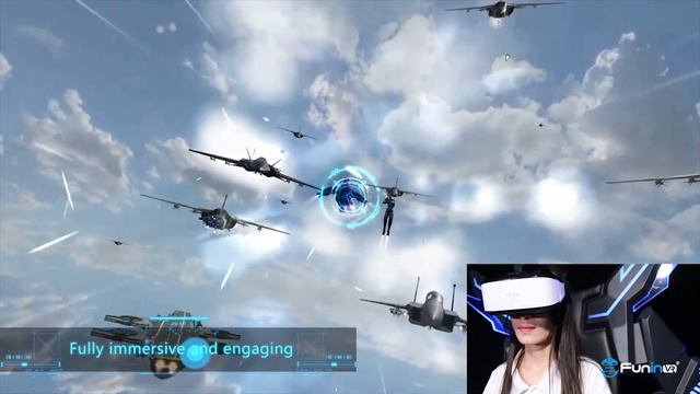 Fly Shooting Virtual Reality Games 9D VR Flight Simulator 360 Degree For Sale смотреть онлайн