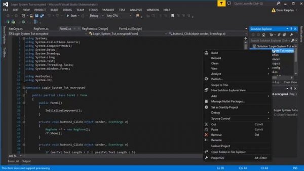 Login System HWID/Machine GUID authentication & Serial activation in C# Tutorial Part 1