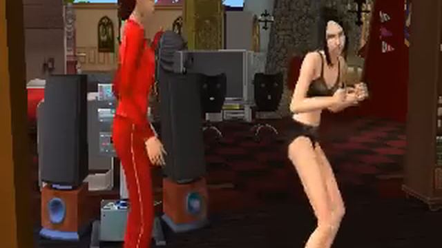Sims dancing in Underwear and Working out смотреть онлайн