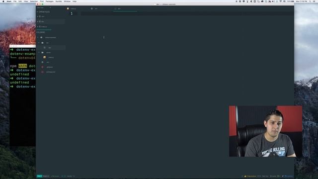 Setup environment variables with Node.js + Dotenv Tutorial смотреть онлайн