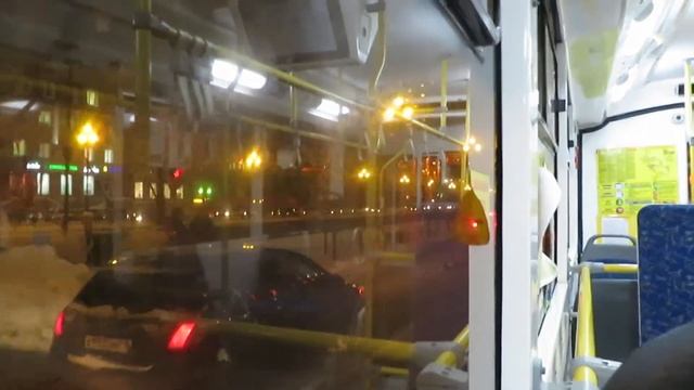 Поездка на троллейбусе Тролза-5275.03 «Оптима» № 1454 по маршруту №2 Казань. (15.01.2021) смотреть онлайн