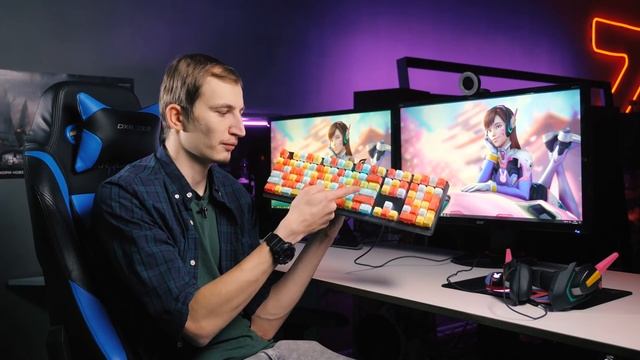 ИГРОВОЕ МЕСТО МЕЧТЫ ДЛЯ СТРИМЕРШИ! МЯУ! Razer DVA + MioNix Wei.