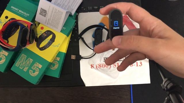 Смарт браслет Smart Bracelet М5 показывает давление, пульс, уровень кислорода, время, шагомер и др смотреть онлайн