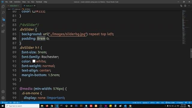 Create a website using pure CSS Flexbox | Slider Owl Carousel | Part - 5 смотреть онлайн