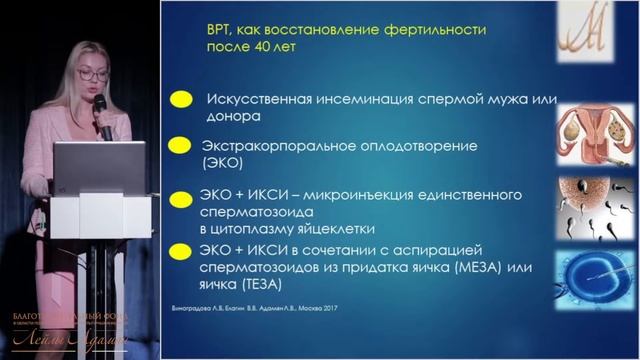 03.09.17 Лекция "Методы восстановления фертильности после 40" смотреть онлайн