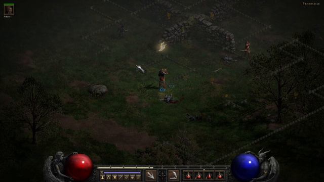 Прохождение Diablo 2: Resurrected - Амазонка - Акт 1: Поиски Декарда Каина смотреть онлайн