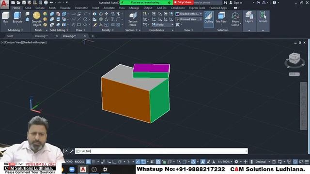 Autocad 2022 3D Tutorial for beginners | Autocad 3D tutorial| autocad align 3d mirror 3d rotate смотреть онлайн