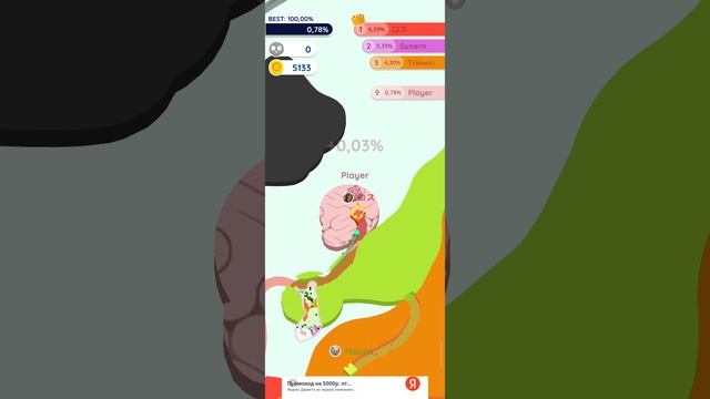 Играю в Paper.io