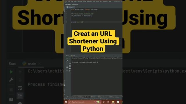 Creat an URL Shortener Using Python смотреть онлайн
