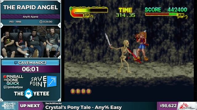 The Rapid Angel by CavemanDCJ in 0:19:57 - SGDQ2016 - Part 16 смотреть онлайн
