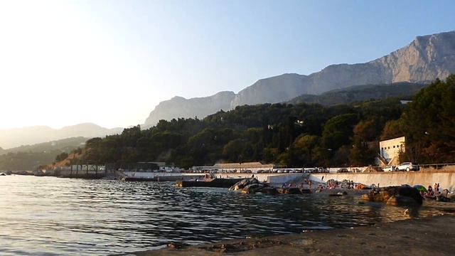 Крым , Кастрополь. Черноморский закат 17 сентября 2017 года. Crimea Russia.