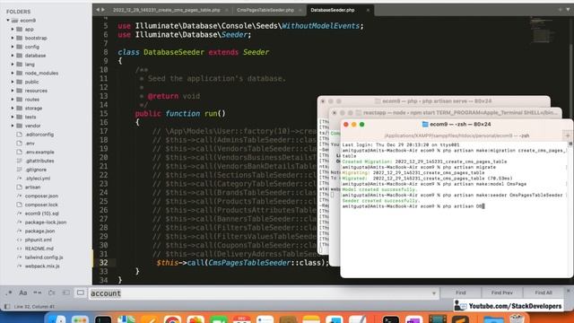 #19 React JS Tutorial with Laravel | Dynamically Manage App Static Pages (I) | CMS Pages at Backend смотреть онлайн
