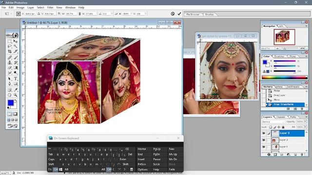 Adobe Photoshop 7 0 tutorial in Bengali || 3d cube box editing || Part-2 || 2023 смотреть онлайн