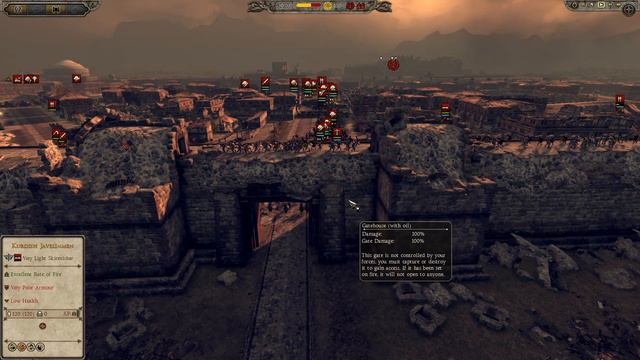 Total War ATTILA 4680 nomadic tribes men vs 5610 romman army men part 1 смотреть онлайн