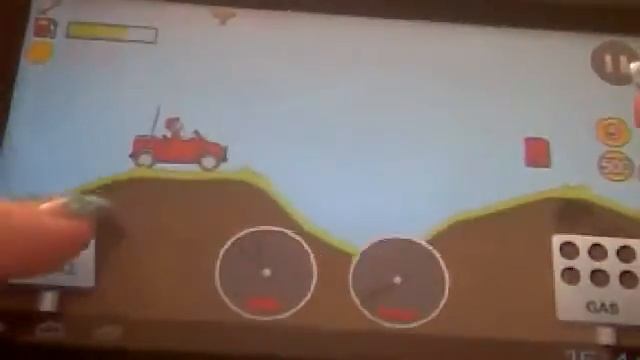 Игры на планшете. На Джипе по сельской местности! Игра онлайн Hill Climb Racing смотреть онлайн
