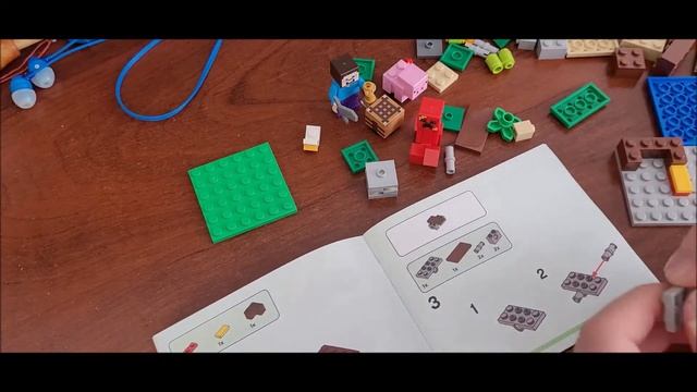 Lego Minecraft The Creeper Ambush 21177 смотреть онлайн