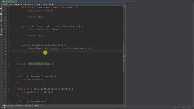 Java Ejercicio: 451 Implementar el Patrón Builder en la Instanciación de Objetos de una Clase смотреть онлайн