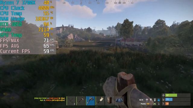 RUST | RTX 3050 FPS Test (All DLSS Settings + Max Graphics) смотреть онлайн
