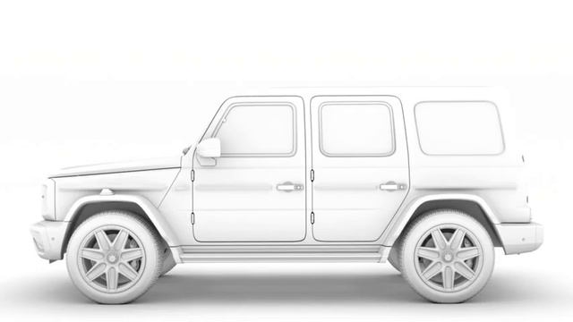 3D Model of Mercedes Benz EQG 2022 Review смотреть онлайн